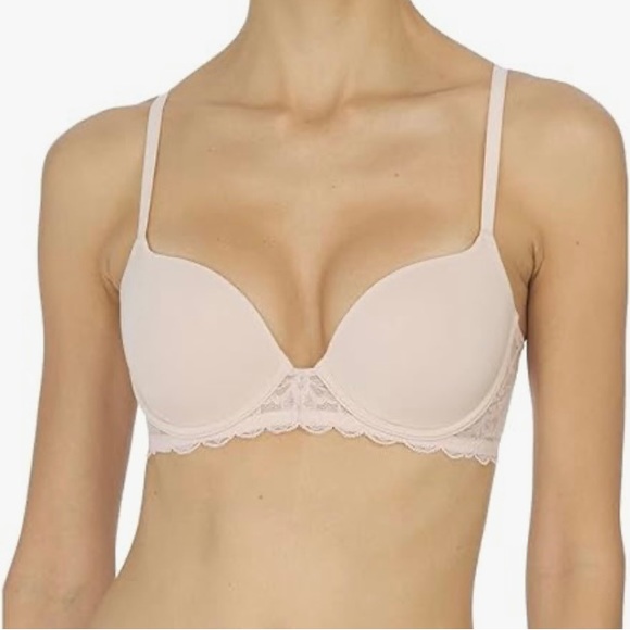 Natori Cameo Rose Contour Lace Back Underwire Bra NWT 36DDD - Picture 1 of 12